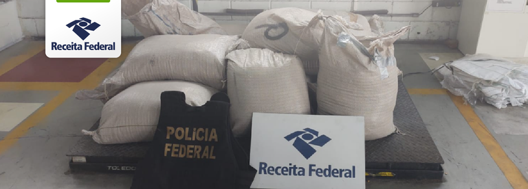 RFB evita que mais de 600 kg de cocaína cheguem à Europa