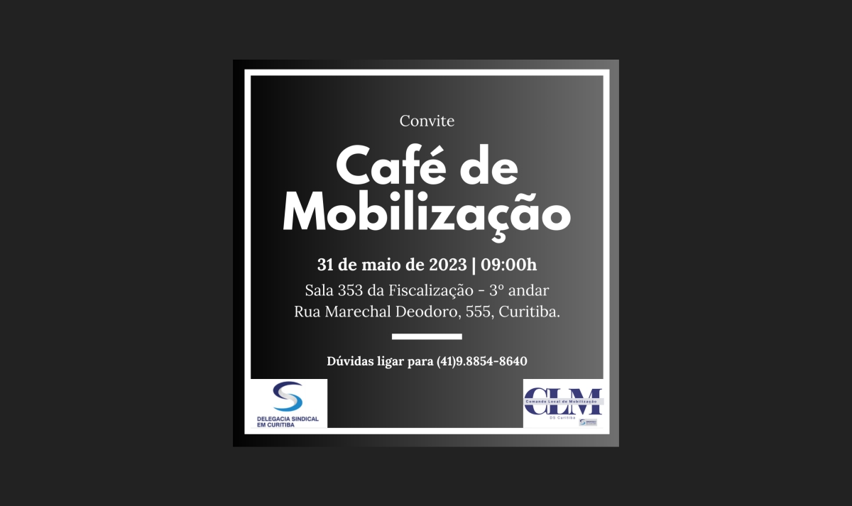 Café de Mobilização segue com nova edição nesta quarta-feira